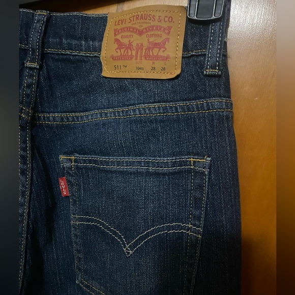 NWOT- Levi's 511 Slim Jeans 16 REG/ 28 x 28 Excellent condition - Picture 3 of 8